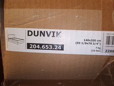 FODERA IKEA DUNVIK per letto