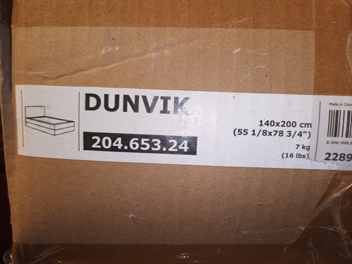 Fodera ikea dunvik - fodera, letto