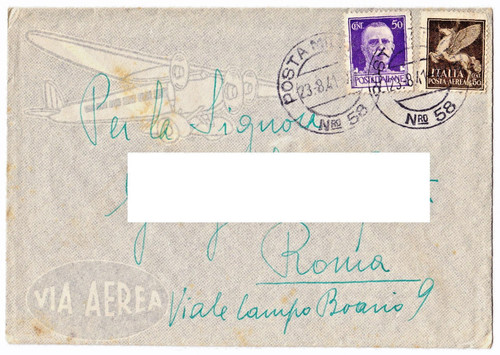 Posta aerea lettera - aerea,