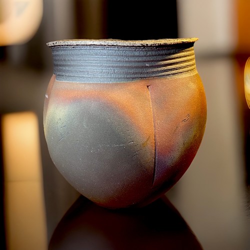 Vaso ceramica raku - vaso,