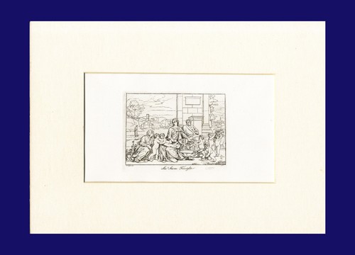 Sacra famiglia di poussin - di,