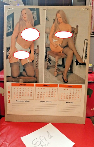 Calendario 1973 francia - calendario,