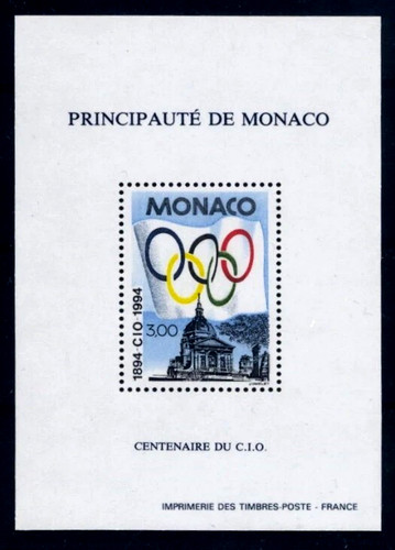 Monaco 1994 blocco 2180 - monaco,