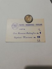 P36 politica elezioni Sicilia PARTITO MONARCHICO POPOLARE LEONI E CORONA anni'50