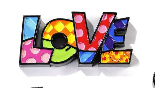 Romero britto miniatura mini - romero,