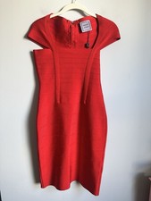 Abito Herve Leger Keit rosso