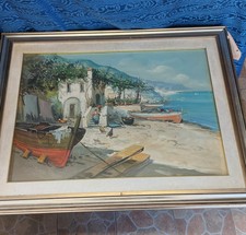 Dipinto Olio Su Tela Raffaele