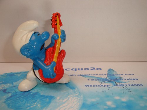 Puffi puffo chitarra 20023 - puffo,