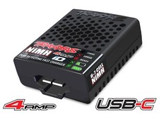 Traxxas Caricatore Rapido USB-C da 4 Ampere con iD per Batteria NiMH 6 - 7 celle TRA2982