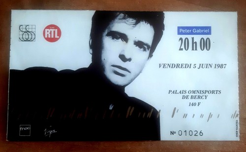 Ticket billet used stub - used, place