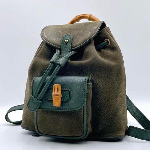 Zaino gucci manico bambù - zaino,
