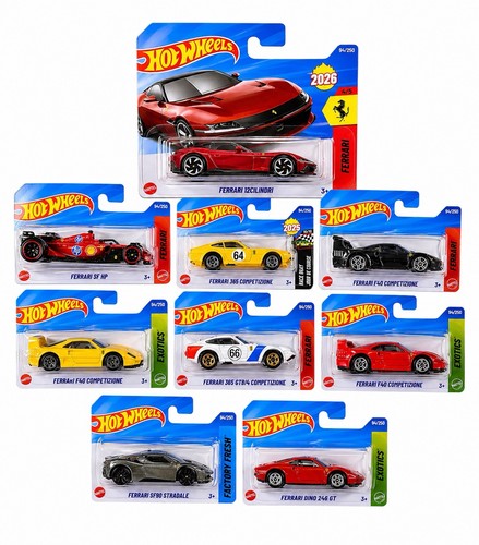 Hot wheels ferrari set - wheels,