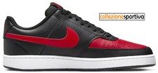 SCARPE NIKE COURT VISION LOW- DV6488-001 col. nero/rosso