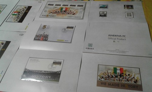 Francobolli folder juventus - folder,