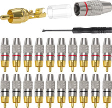 20 Pezzi Connettore RCA