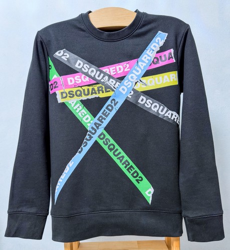 Dsquared2 felpa nera - dsquared2, nastro