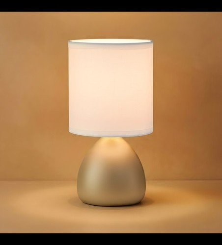 Lampada tavolo beige con - da,