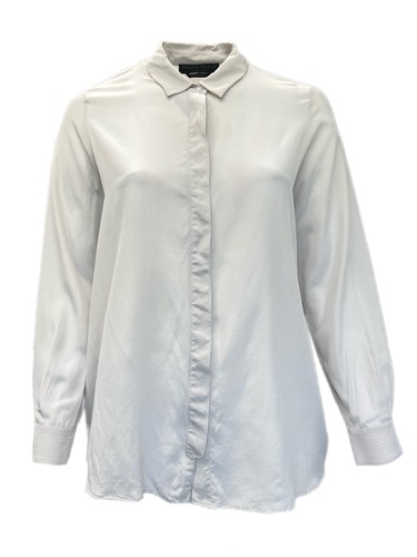 Camicia seta beige - in,