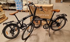 biciclette pieghevoli usate Moma Bike alluminio, telai 20 e 24, cambio Shimano