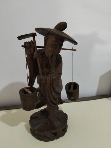 Statua pescatore cinese - pescatore,