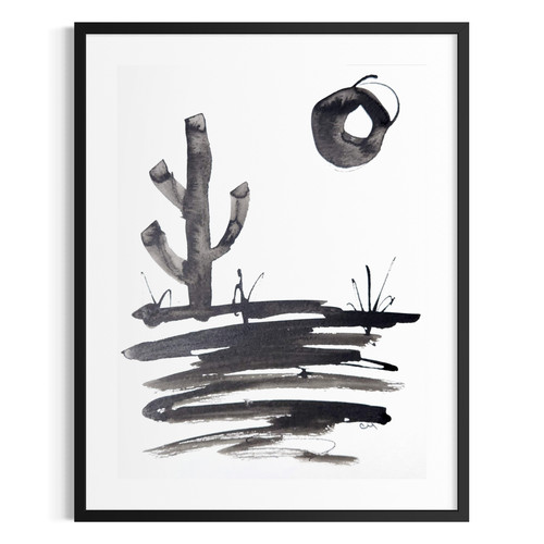 Quadro paesaggio deserto