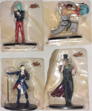 LOTTO Figurine STREET FIGHTER RYU Hadoken,REMY,FALKE,G Capcom GIOCO + ANIME FILM VHS