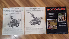 Motozappa 1975 vintage manuale