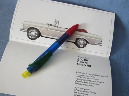 Mercedes benz prospetto - prospetto, 1967