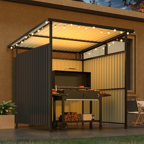 Outdoor hardtop grill - x,