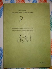 TEMI SVOLTI PER GLI ESAMI DI