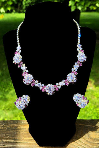 Set collana orecchini clip - orecchini, a