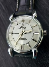 Raro orologio manuale uomo svizzero Roamer Brevete Slv con nero ✨