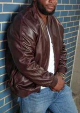 Giubbotto bomber uomo bordeaux