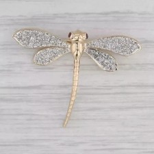 Spille libellula diamantate