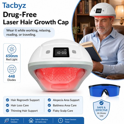Casco capelli laser - laser, 650nm