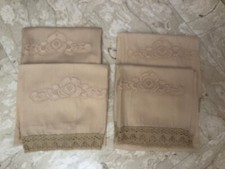 ASCIUGAMANI RICAMATI IN COTONE STILE RETRO' VINTAGE