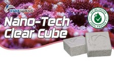 MAXSPECT NANO TECH CLEAR CUBE 8PZ X FILTRO SUMP ACQUARIO DOLCE MARINO