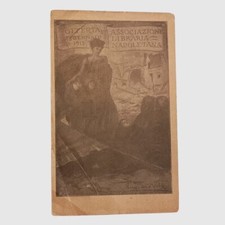 Cartolina originale illustratore Eugenio Viti associazione libraria napoletana