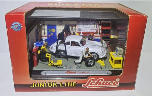Diorama officina schuco 43 - diorama, 1:43