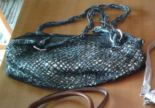 Borsa donna nera - con, manici