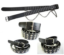 Cintura con rivetti a punta di