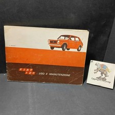 Libretto uso e manutenzione Fiat 127 1 serie italiano originale 1972 collezione