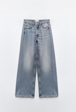 Zara JEANS GAMBA LARGA CON