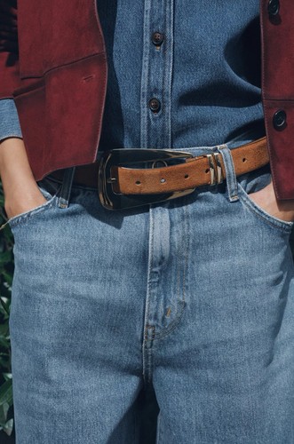 Cintura zara pelle - cintura, in