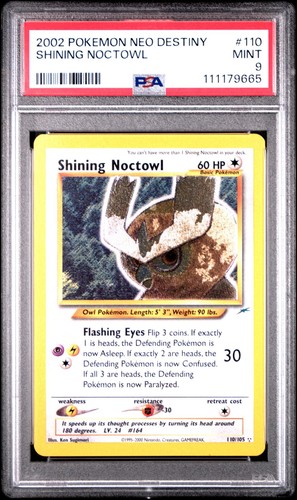 Pokemon shining noctowl neo - noctowl,