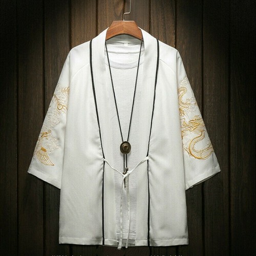 Giacca kimono ricamata uomo - kimono,