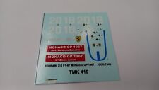 DEC275 Tameo Kits T448 decals per TMK419 Ferrari 312 F1-67 Bandini Amon 1967