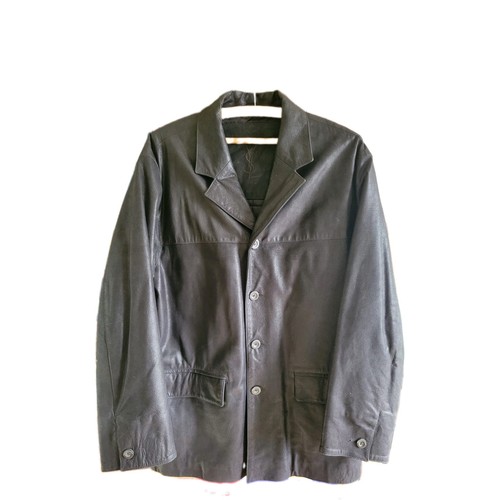 Manteau long cuir - manteau,