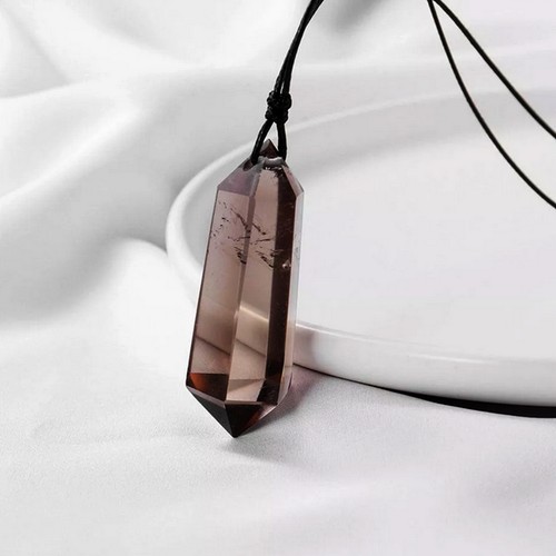 Collana con ciondolo quarzo - con,