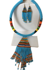 Collana africana masai zulu - collana,